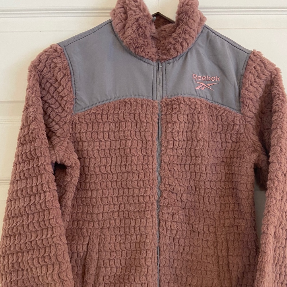 REEBOK GIRLS FAUX FUR JACKET  - NWT